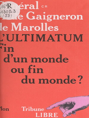 cover image of L'ultimatum
